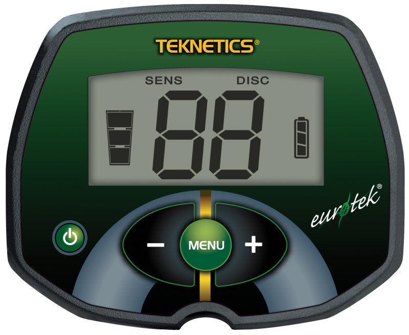 Teknetics Eurotek (LTE) Metalldetektor Display