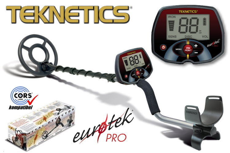 Teknetics Eurotek PRO (LTE) Metalldetektor (neueste Version)