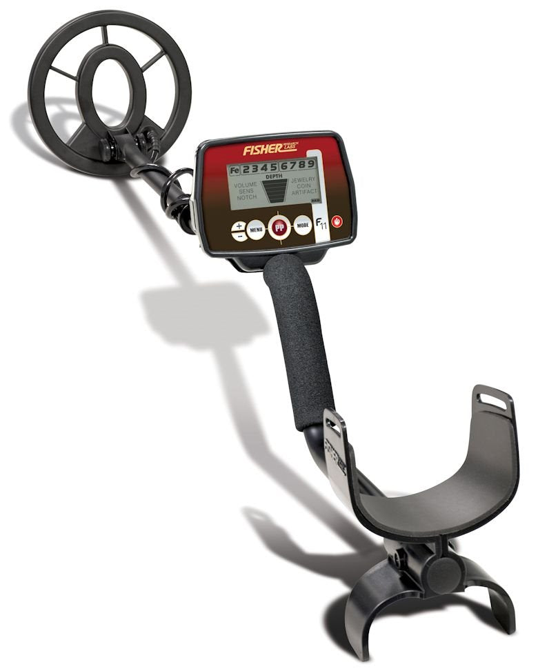 Metalldetektor Fisher F11 Rückansicht