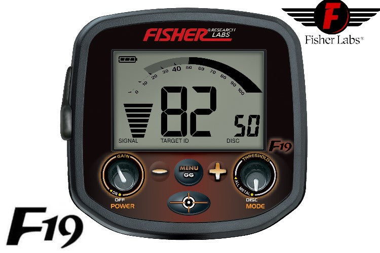 Metalldetektor Fisher F19 Display