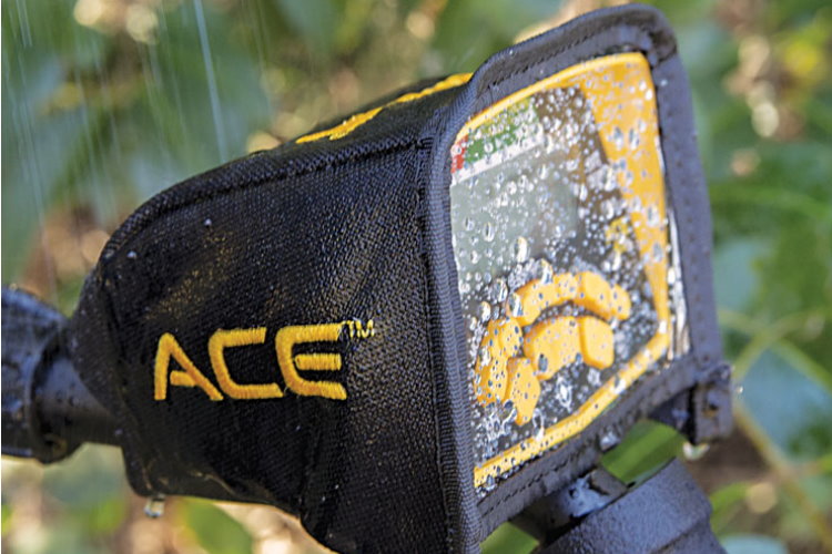 Garrett ACE 400i+ Metalldetektor ProfiSet Detailbild Regen