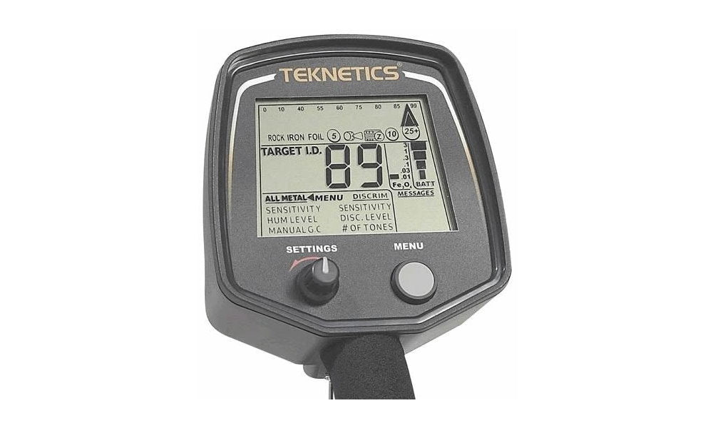 Teknetics T2 plus Special Edition (Tiefensonde) Display