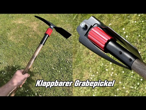 Klappbarer Grabepickel für Schatzsucher und Sondengänger YouTube Video