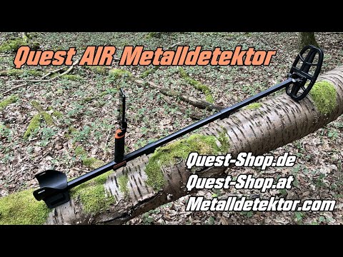 Quest AIR Metalldetektor - Einstellmöglichkeiten und Funktionen YouTube Video